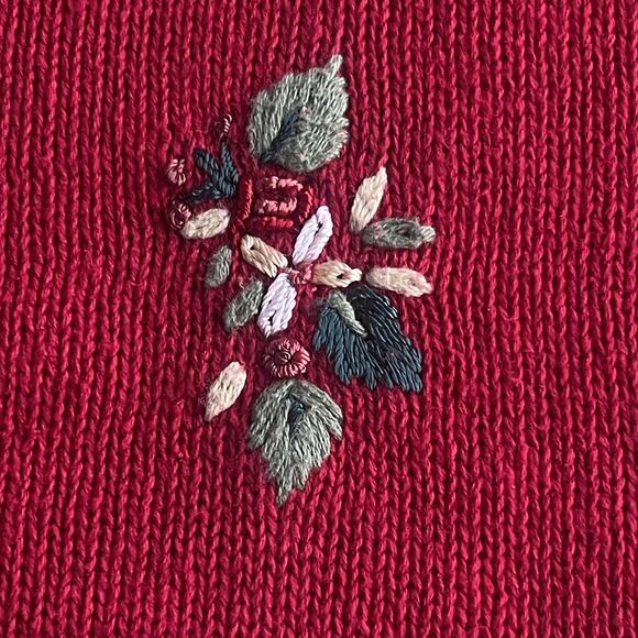 VINTAGE Heirloom Collectibles Sweater Womens 3X Red Christmas Tree Ugly 00s - Picture 4 of 10
